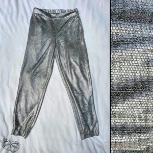 ⋆ Iridescent Silver Disco Queen Joggers ⋆